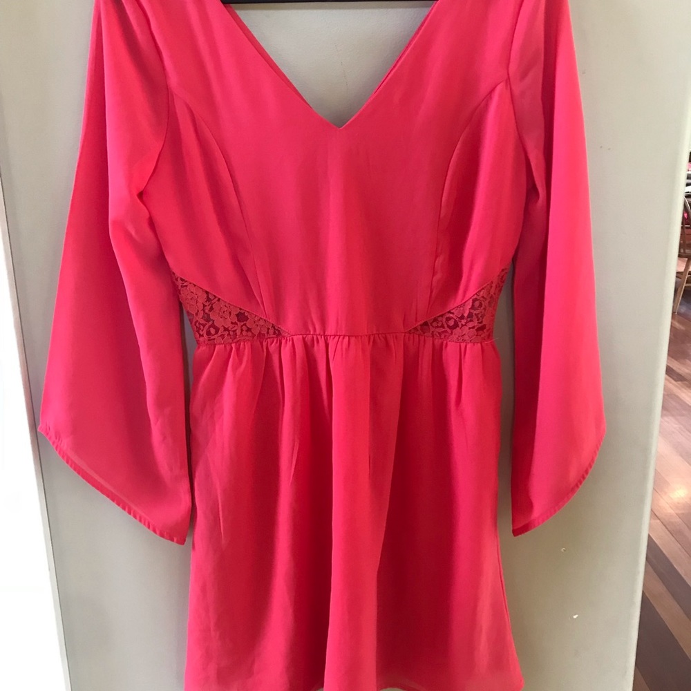 Charlotte Russe Coral Kimono dress size S